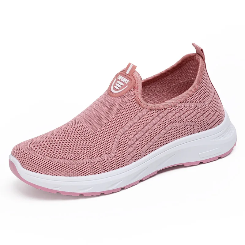 Women Shoes Mesh Casual Shoes Lightweight Slip on Tennis Shoes Fashion Soft Sole Loafers Flats Outdoor Plus Size Women Sneakers - Image 6